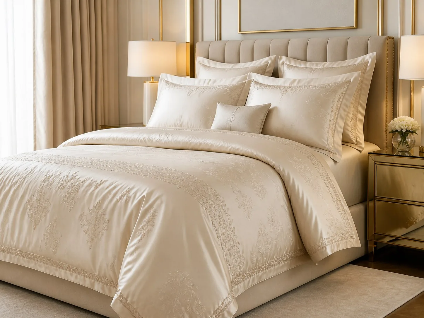 Flat & Fitted Sheet Sets by JIANMU HOME